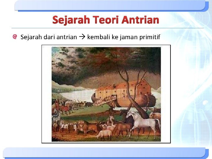 Sejarah Teori Antrian Sejarah dari antrian kembali ke jaman primitif 