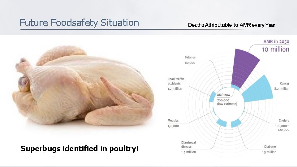 Future Foodsafety Situation • 450. 000 deaths every year in EU • Campylobacter and