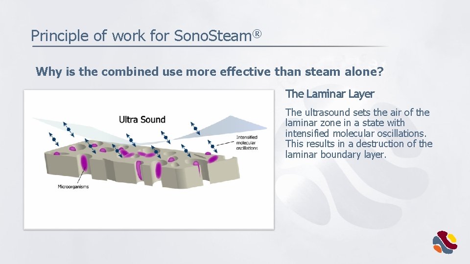 Principle of work for Sono. Steam® Why is the combined use more effective than
