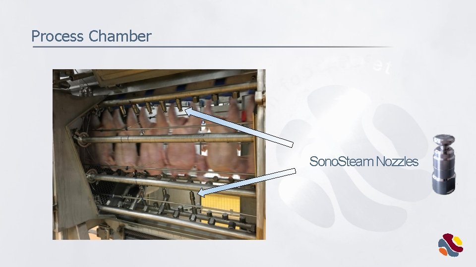 Process Chamber Sono. Steam Nozzles 