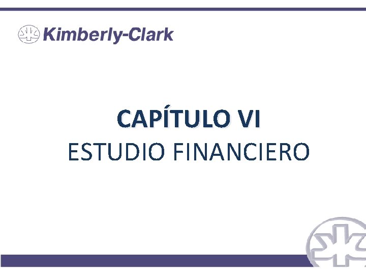 CAPÍTULO VI ESTUDIO FINANCIERO 