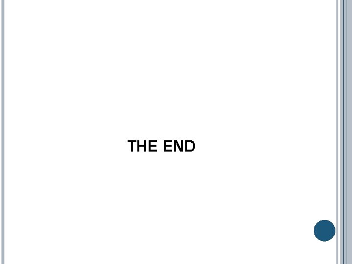 THE END 