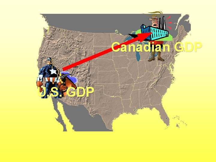 Canadian GDP U. S. GDP 