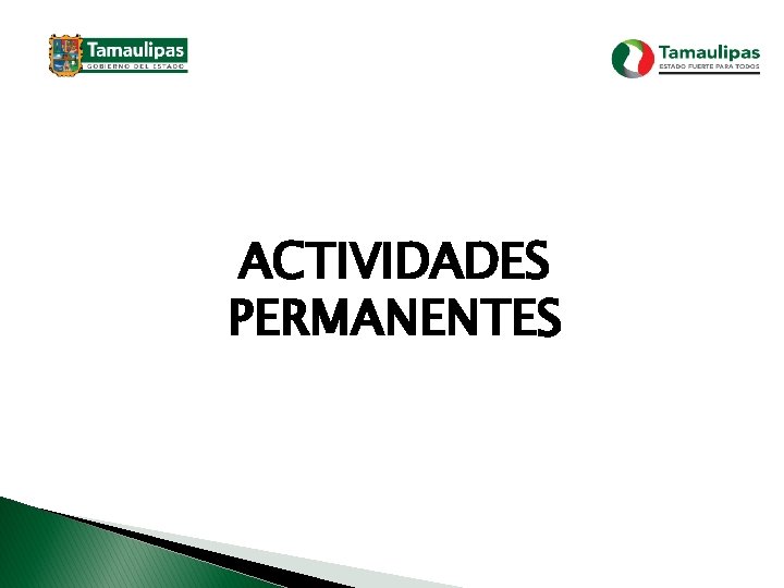 ACTIVIDADES PERMANENTES 
