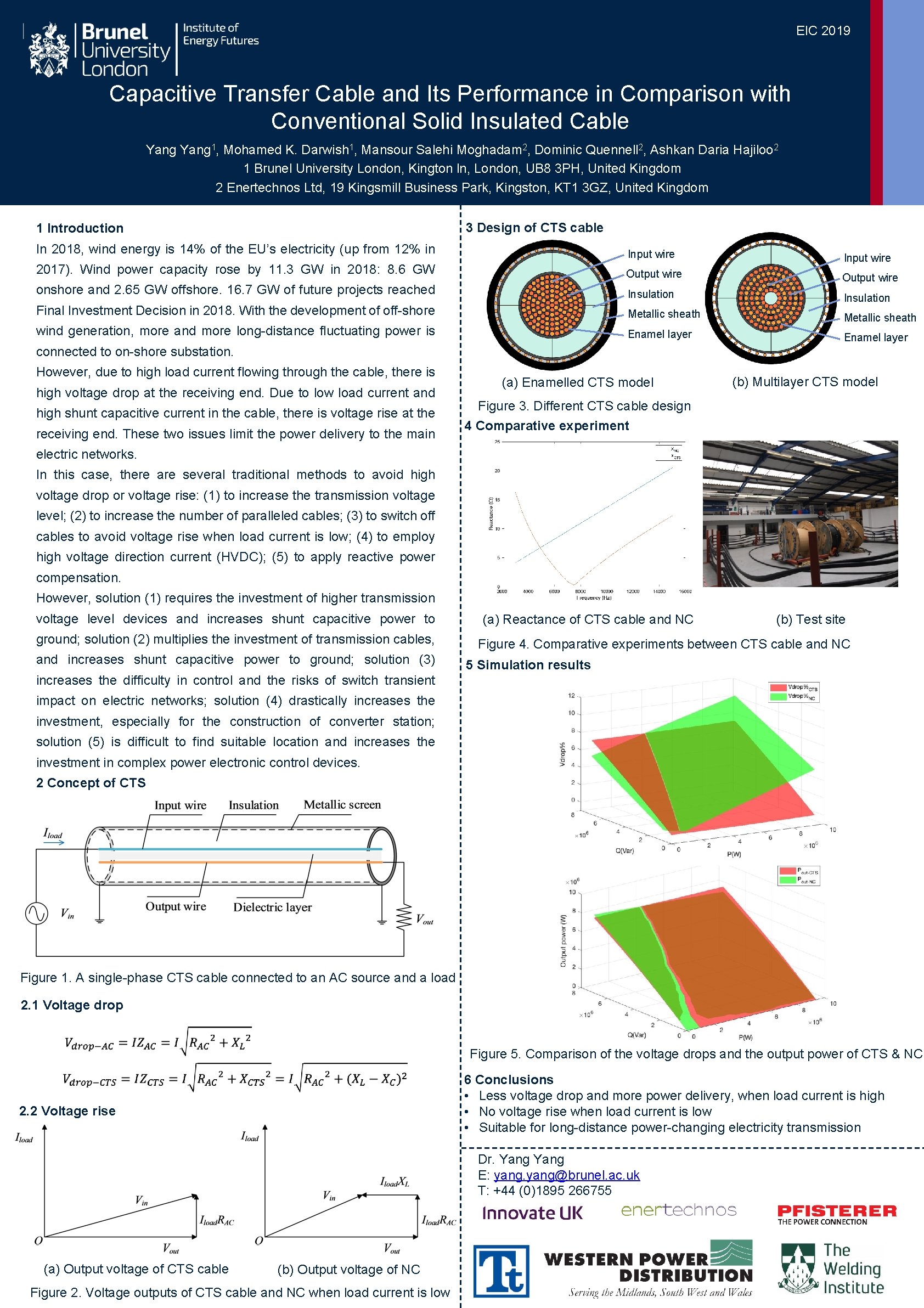 EIC 2019 Capacitive Transfer Cable and Its Performance in Comparison with Conventional Solid Insulated