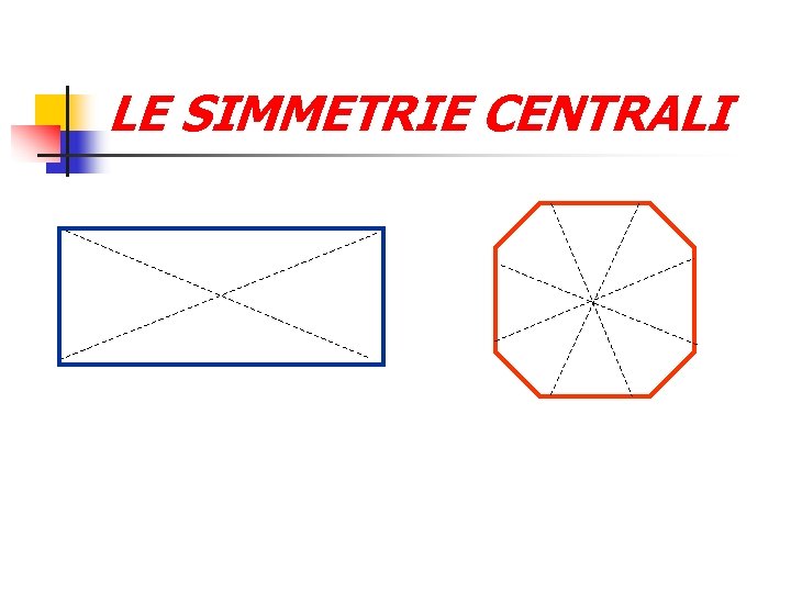 LE SIMMETRIE CENTRALI 