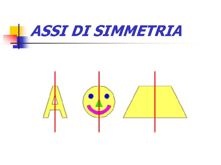 ASSI DI SIMMETRIA 