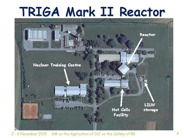 TRIGA Mark II Reactor Nuclear Training Centre Hot Cells Facility 2 - 6 November
