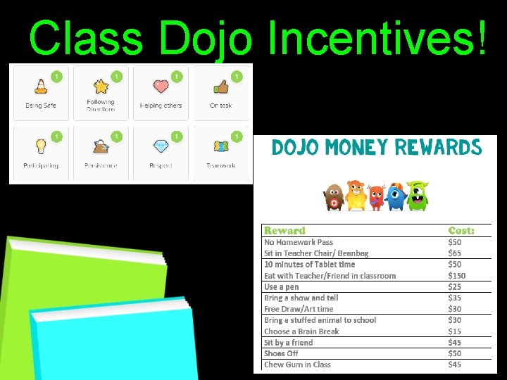 Class Dojo Incentives! 