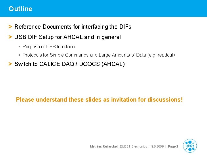 Outline > Reference Documents for interfacing the DIFs > USB DIF Setup for AHCAL