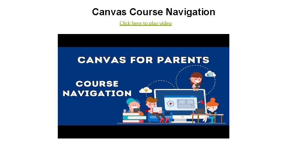 Canvas Course Navigation Click here to play video 