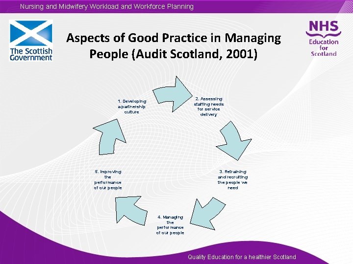 Nursing and Midwifery Workload and Workforce Planning Aspects of Good Practice in Managing People