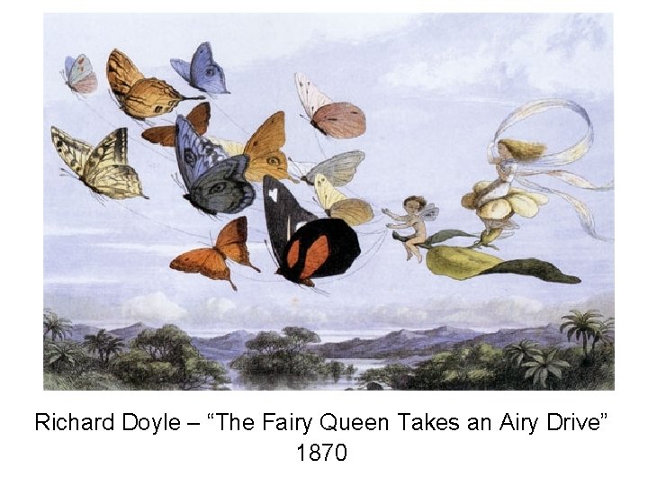Richard Doyle – “The Fairy Queen Takes an Airy Drive” 1870 