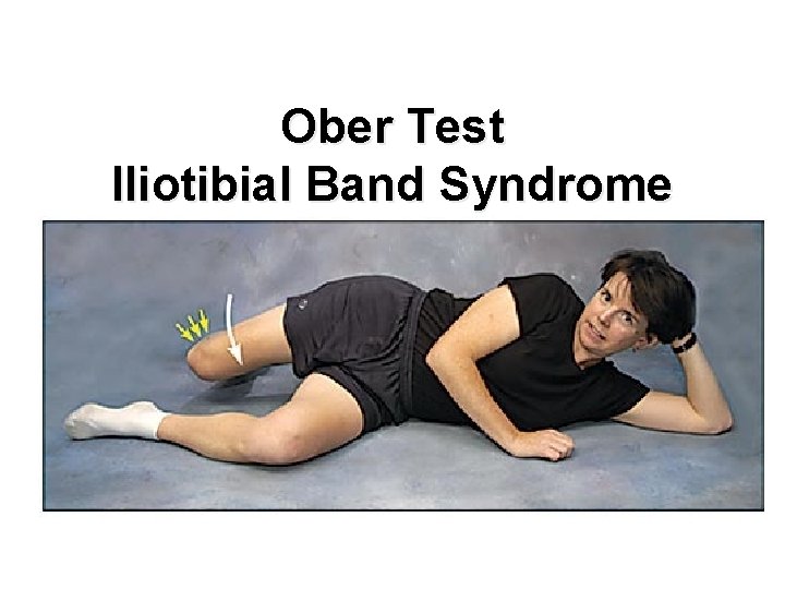 Ober Test Iliotibial Band Syndrome 