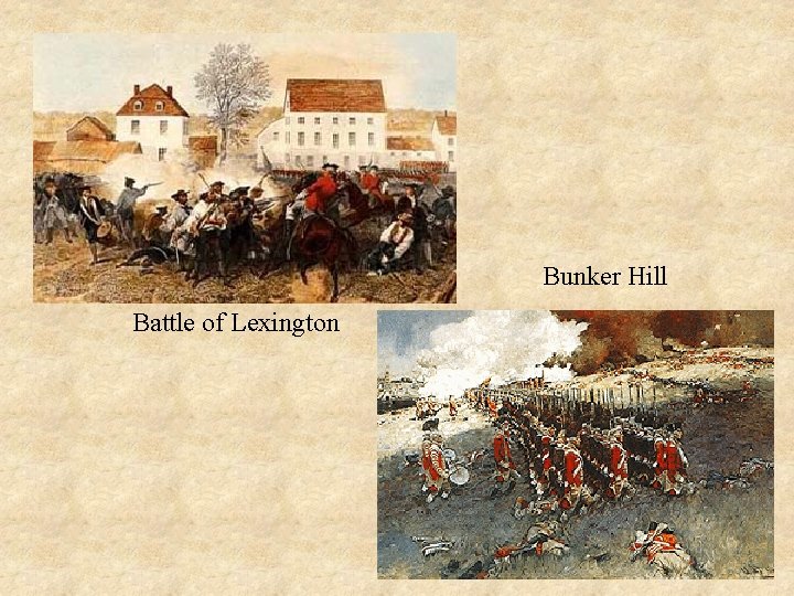 Bunker Hill Battle of Lexington 