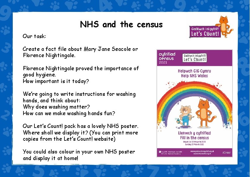NHS and the census Our task: Create a fact file about Mary Jane Seacole