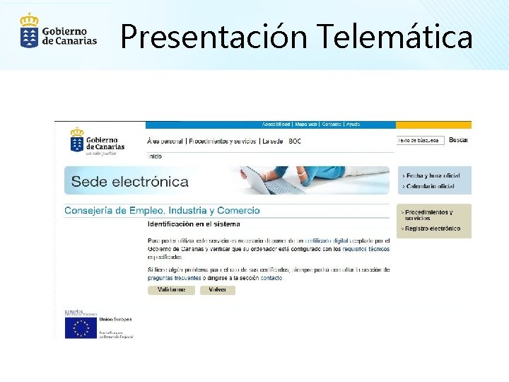 Presentación Telemática 