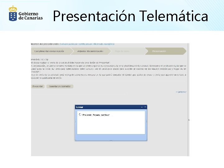 Presentación Telemática 