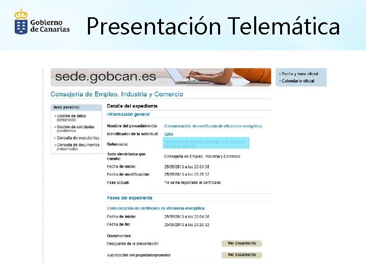 Presentación Telemática 