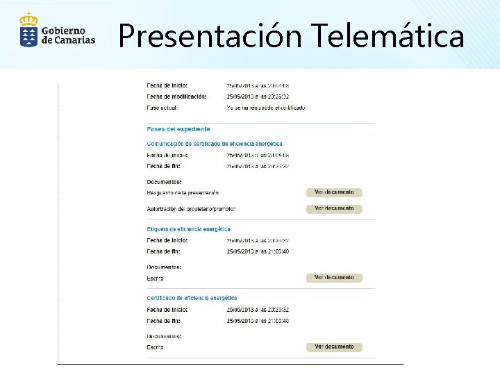 Presentación Telemática 