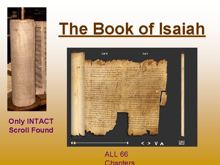 The Book of Isaiah Only INTACT Scroll Found ALL 66 