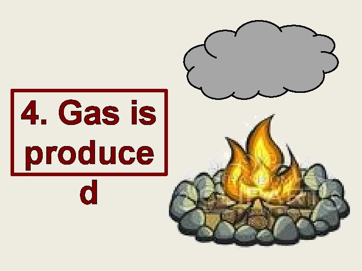 4. Gas is produce d 