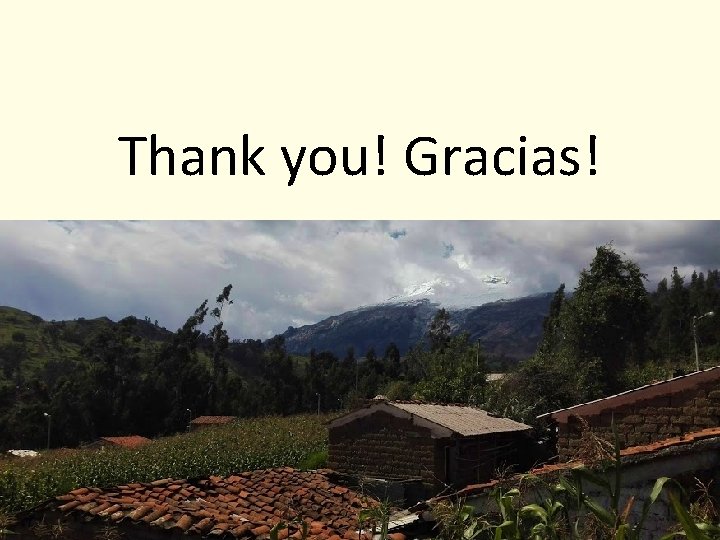 Thank you! Gracias! 