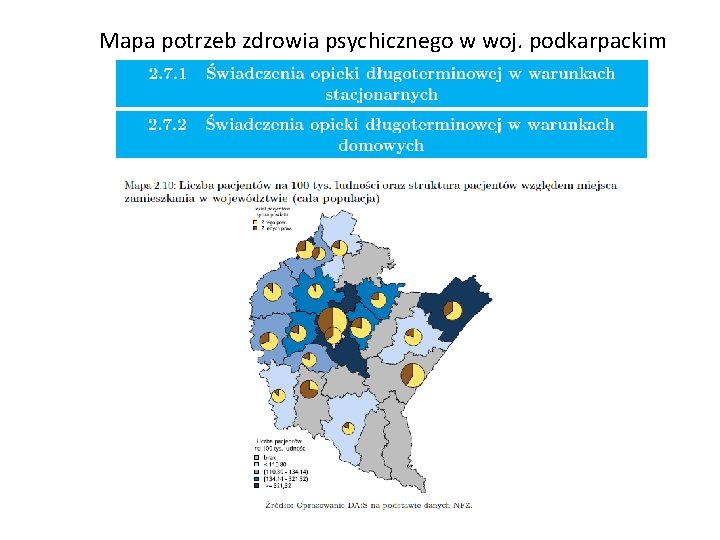 Mapa potrzeb zdrowia psychicznego w woj. podkarpackim 