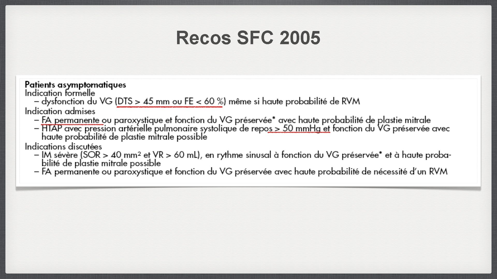 Recos SFC 2005 