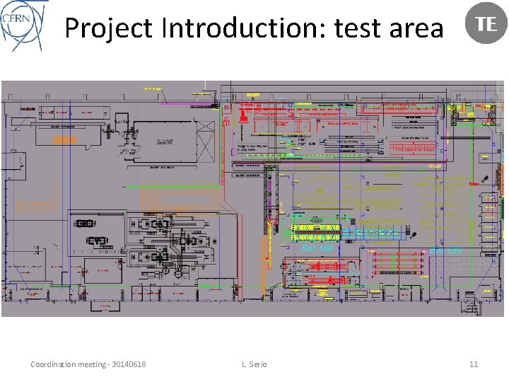 Project Introduction: test area Coordination meeting - 20140618 L. Serio 11 