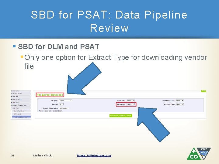 SBD for PSAT: Data Pipeline Review § SBD for DLM and PSAT § Only