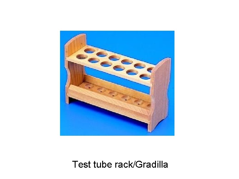 Test tube rack/Gradilla 