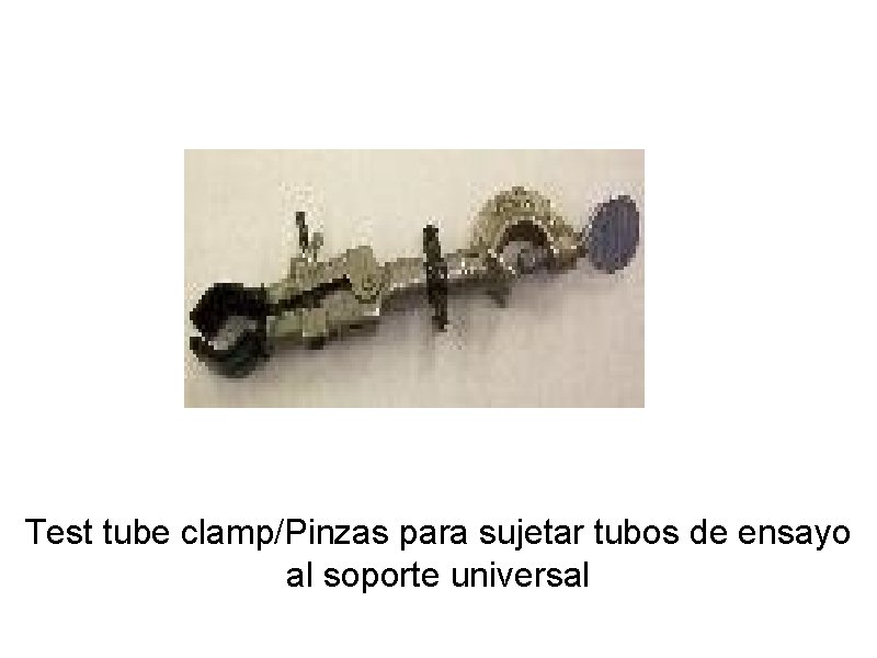 Test tube clamp/Pinzas para sujetar tubos de ensayo al soporte universal 