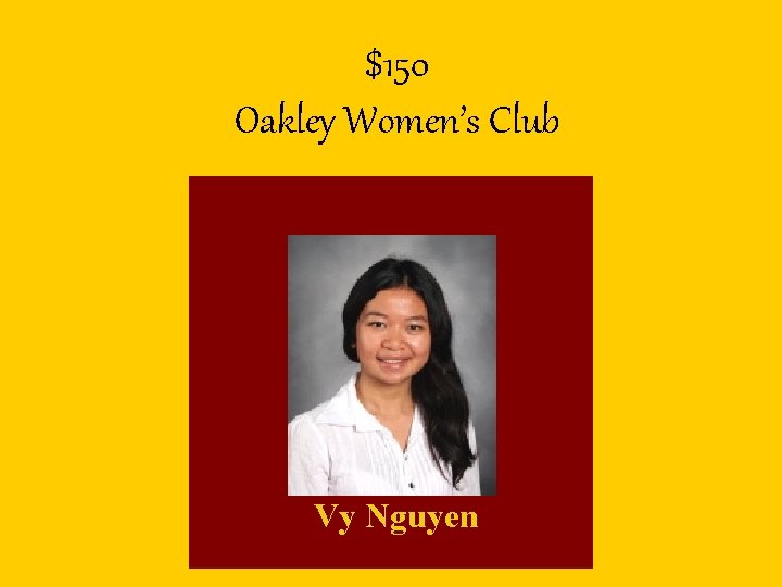 $150 Oakley Women’s Club Vy Nguyen 