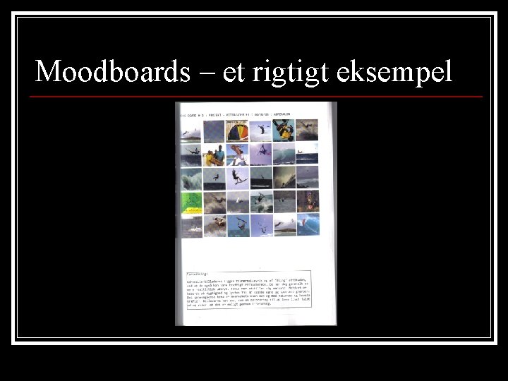 Moodboards – et rigtigt eksempel 