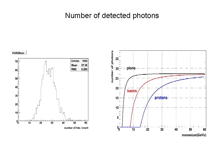 Number of detected photons 