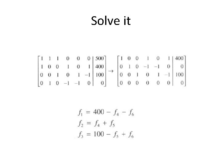 Solve it 