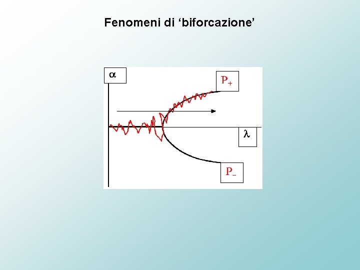 Fenomeni di ‘biforcazione’ 