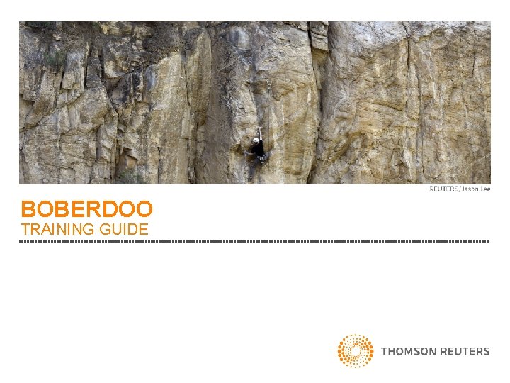 BOBERDOO TRAINING GUIDE 