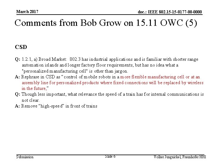 March 2017 doc. : IEEE 802. 15 -15 -0177 -00 -0000 802. 15 -15