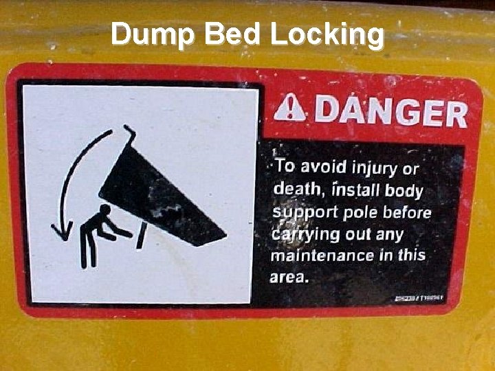 Dump Bed Locking 