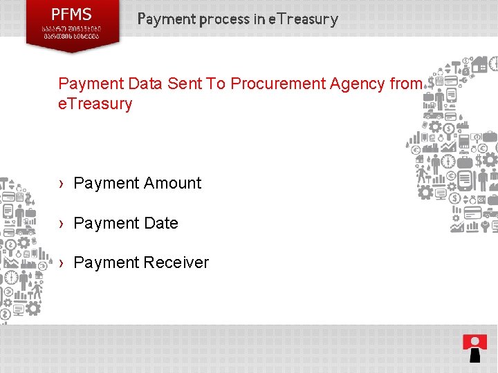 Payment process in e. Treasury Payment Data Sent To Procurement Agency from e. Treasury