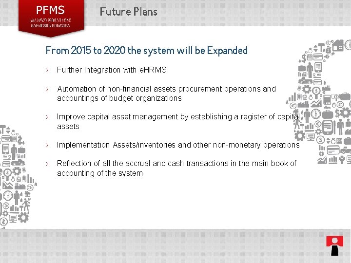 Future Plans From 2015 to 2020 the system will be Expanded › Further Integration
