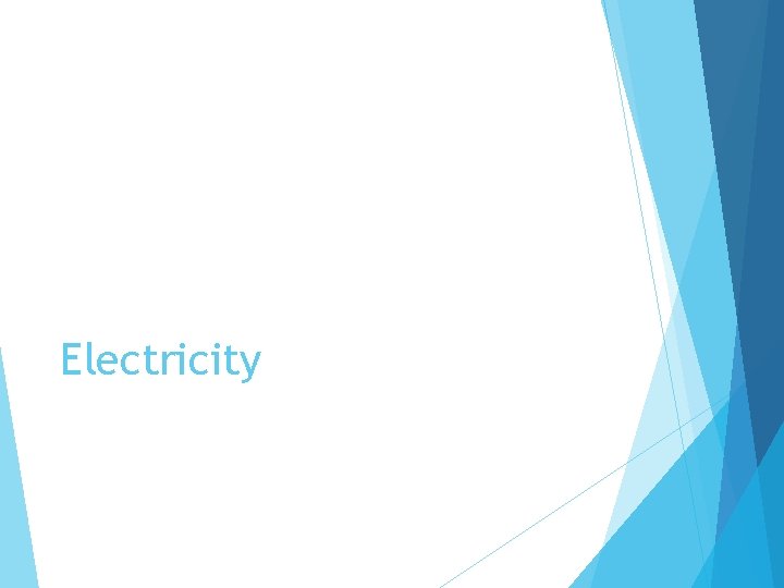 Electricity 