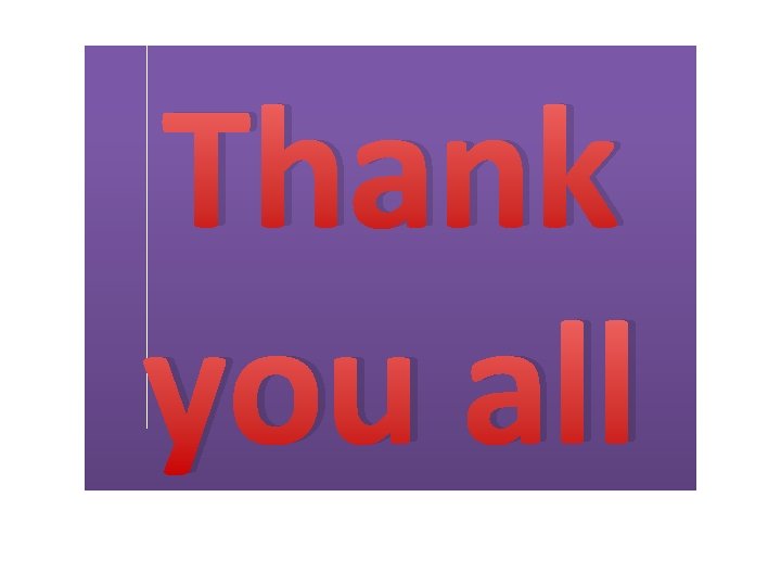 Thank you all 