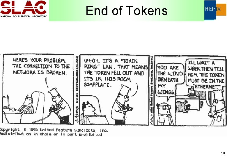 End of Tokens 19 