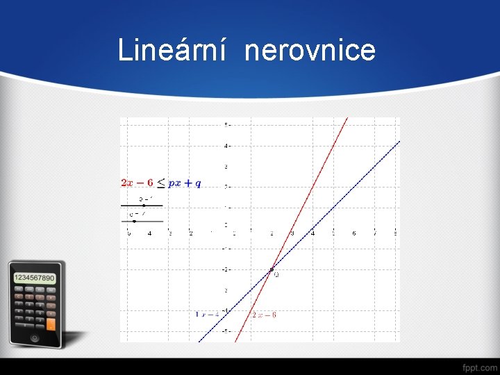 Lineární nerovnice 