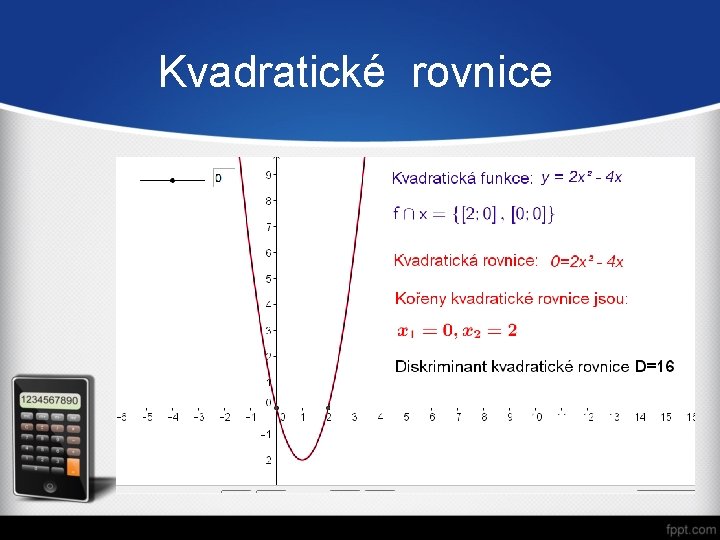 Kvadratické rovnice 