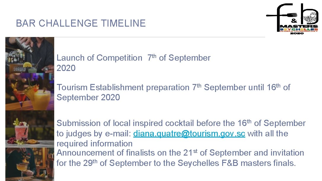 BAR CHALLENGE GUIDELINES Insert candidate picture here Are