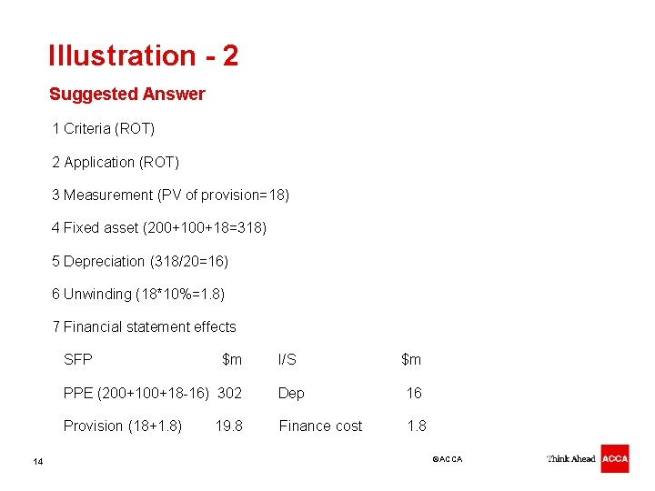 Illustration - 2 Suggested Answer 1 Criteria (ROT) 2 Application (ROT) 3 Measurement (PV